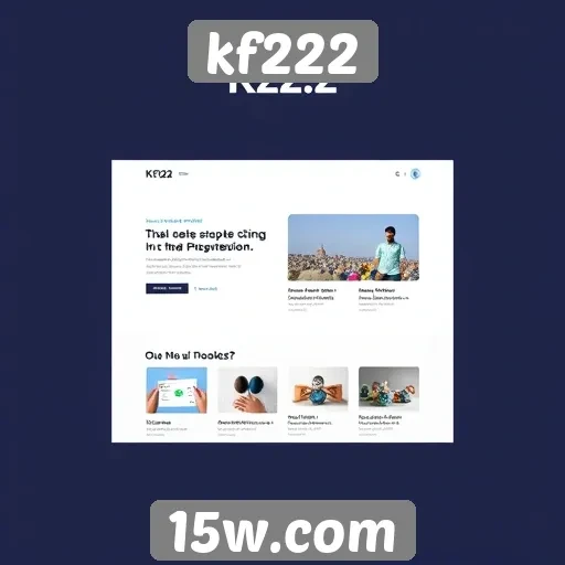 Evolução do design do site kf222